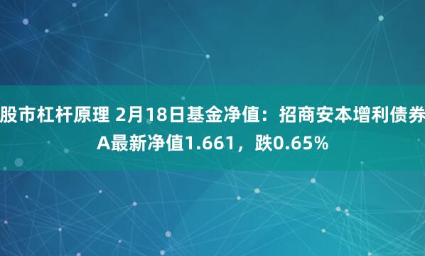 股市杠杆原理 2月18日基金净值：招商安本增利债券A最新净值1.661，跌0.65%